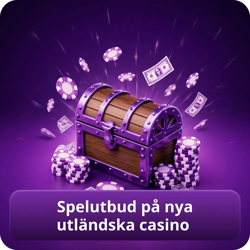 Spelutbud på nya utländska casino